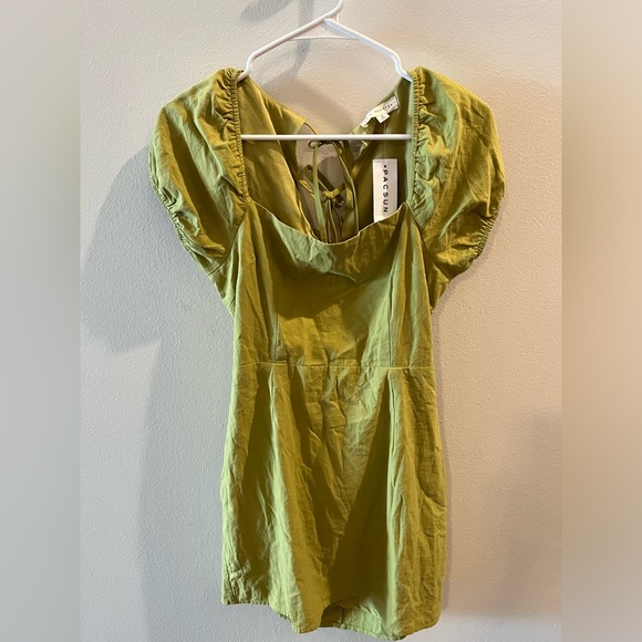 🆕 NWT - PACSUN LA HEARTS OPEN BACK LINEN SHIFT DRESS - Sold out online! - Picture 5 of 7